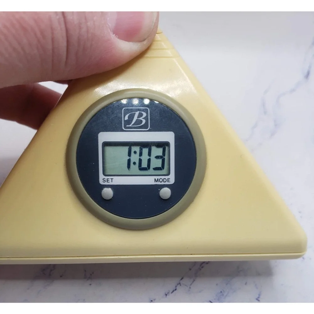 Football Advertising Benchmark Vintage Small Digital Novelty Clock